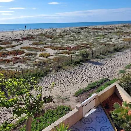 Villa Face A La Mer Sur Le Sable 8 Clim A L'Etage Le Barcarès Dış mekan fotoğraf